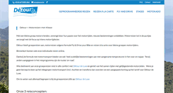 Desktop Screenshot of detour.be