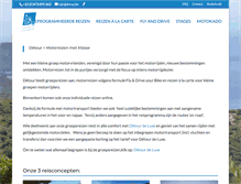 Tablet Screenshot of detour.be